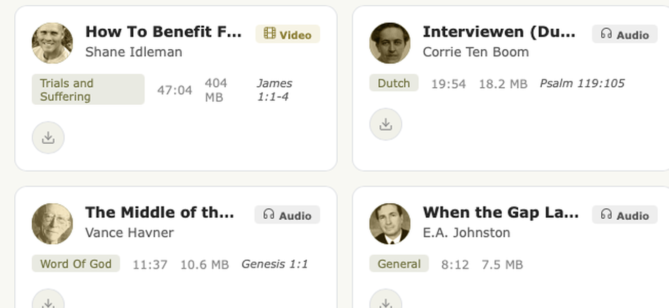 SermonIndex Node Software app